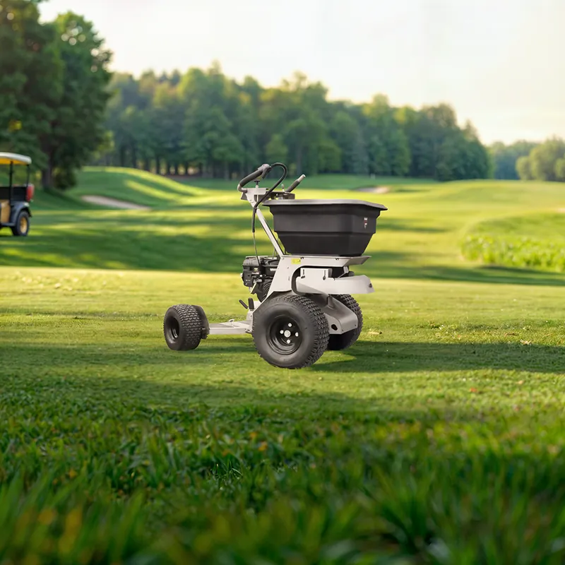 Zoutstrooier als campagnebeeld, in 3D geplaatst op een golfbaan